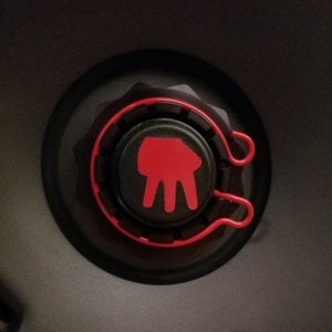 3 Down Biker Wave Decals for Prescott Wheel Hub Caps and Hood Accent Decal for Can-am Ryker (Caps Not Included)