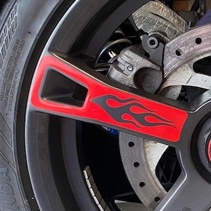 Flame Wheel Decals fits 2019 to 2022 Can-am Ryker 600 or 900 (3 piece Set) WILL NOT fit Sport or Rally