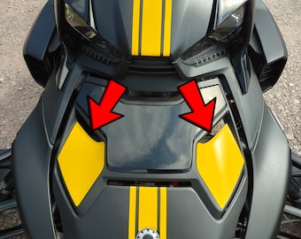 Hood Accent Decals fits Can-am Ryker Hood (Will Not fit 22, 23, 24, 25, or 26 Rally)