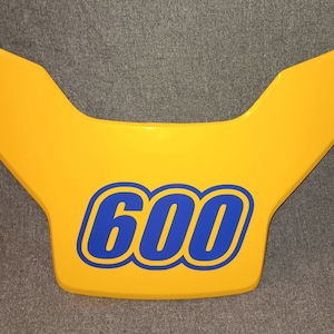 600 Decals for Can-am Ryker panels, hood accent, or motorcycle (2 Pack)