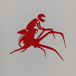 Spider Rider Decals for Can-am Spyder or Ryker (Left and Right facing) 2 decals included