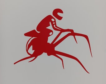 Spider Rider Decals for Can-am Spyder or Ryker (Left and Right facing) 2 decals included