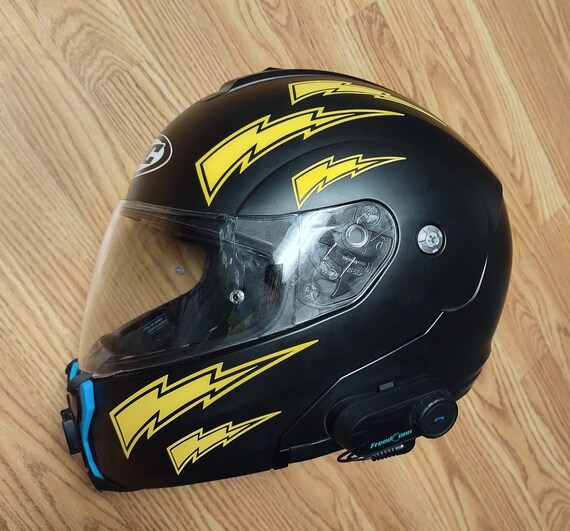 Lightning Bolt Decal Set for Motorcycle Helmets Can am Ryker or