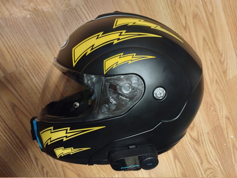 Lightning Bolt Decal Set for Motorcycle Helmets Canam Ryker Etsy