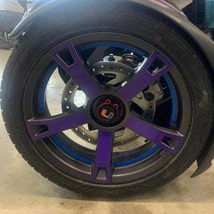 Wheel Decals fits 2019 to 2022 Can-am Ryker 600 or 900 (15 piece Set) WILL NOT Fit Sport or Rally