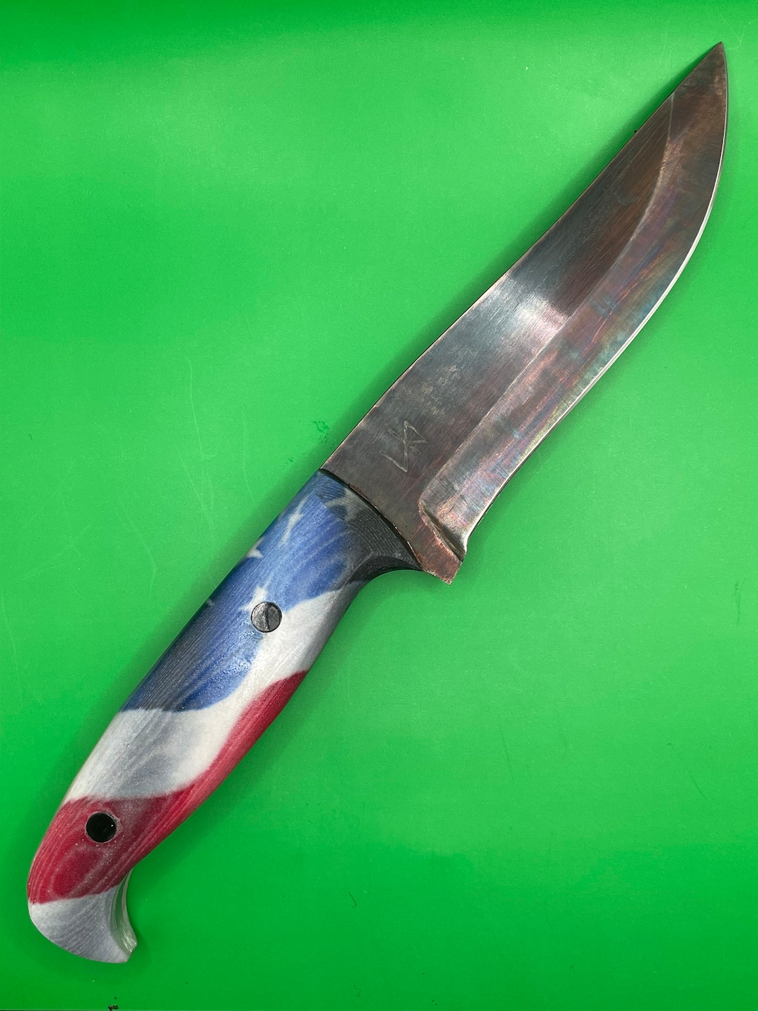 Handmade American Flag Knife Etsy