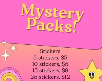 Mystery Sticker Packs