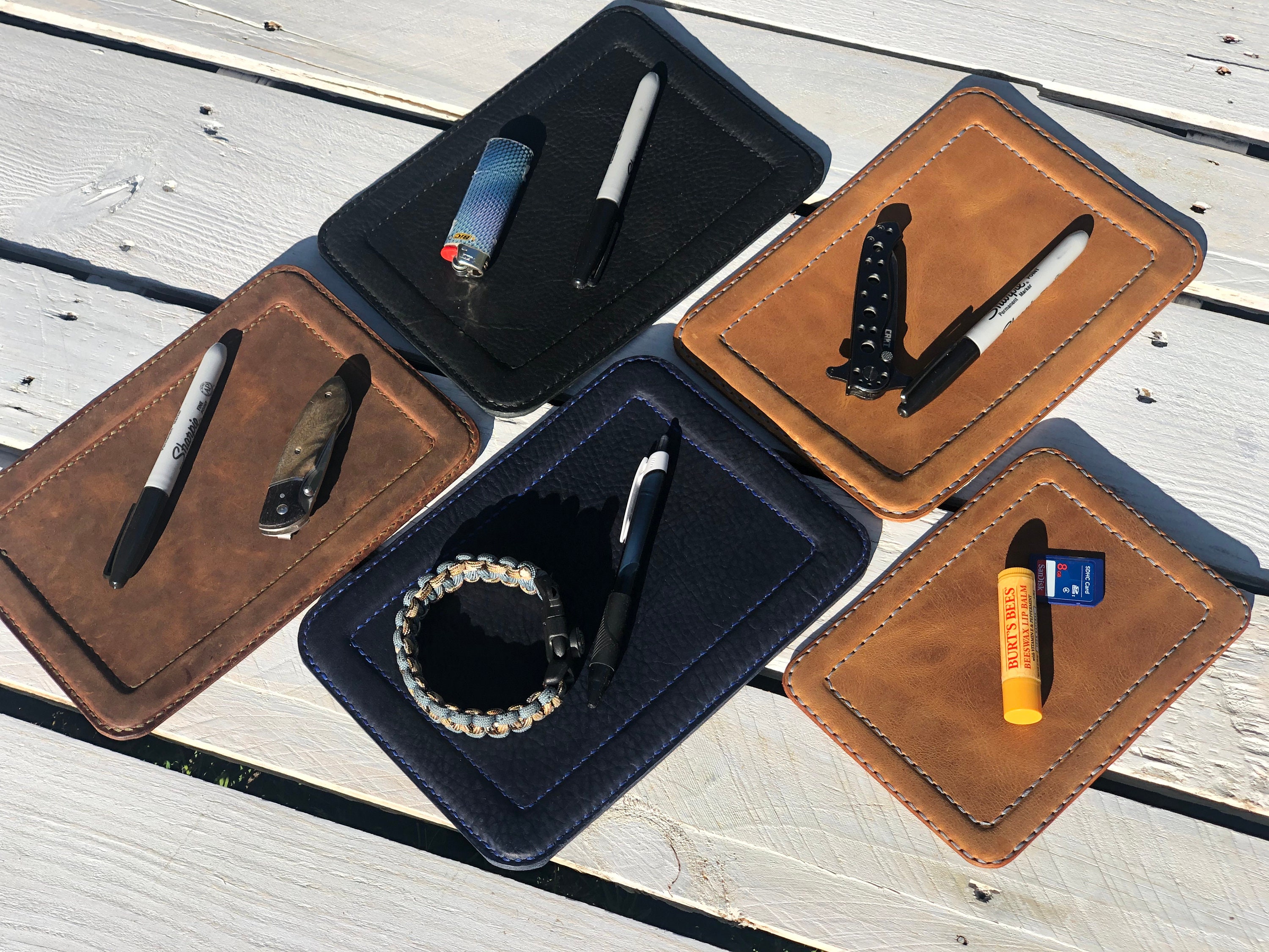 Leather EDC Tray EDC Mat Jewelry Tray Edc Tray EDC Etsy