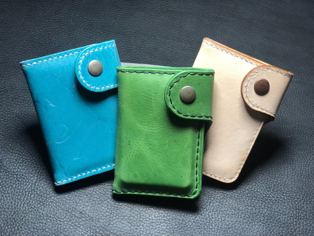 Leather Biker Wallet Biker Style Wallet Women's Leather Etsy