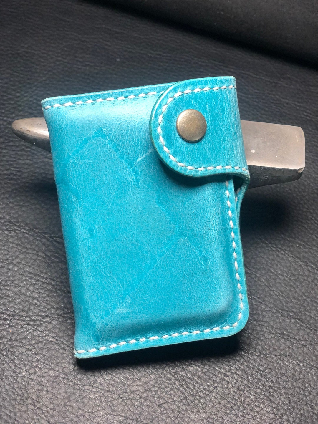 Leather Biker Wallet, Biker Style Wallet, Women's Leather Wallet, Men's