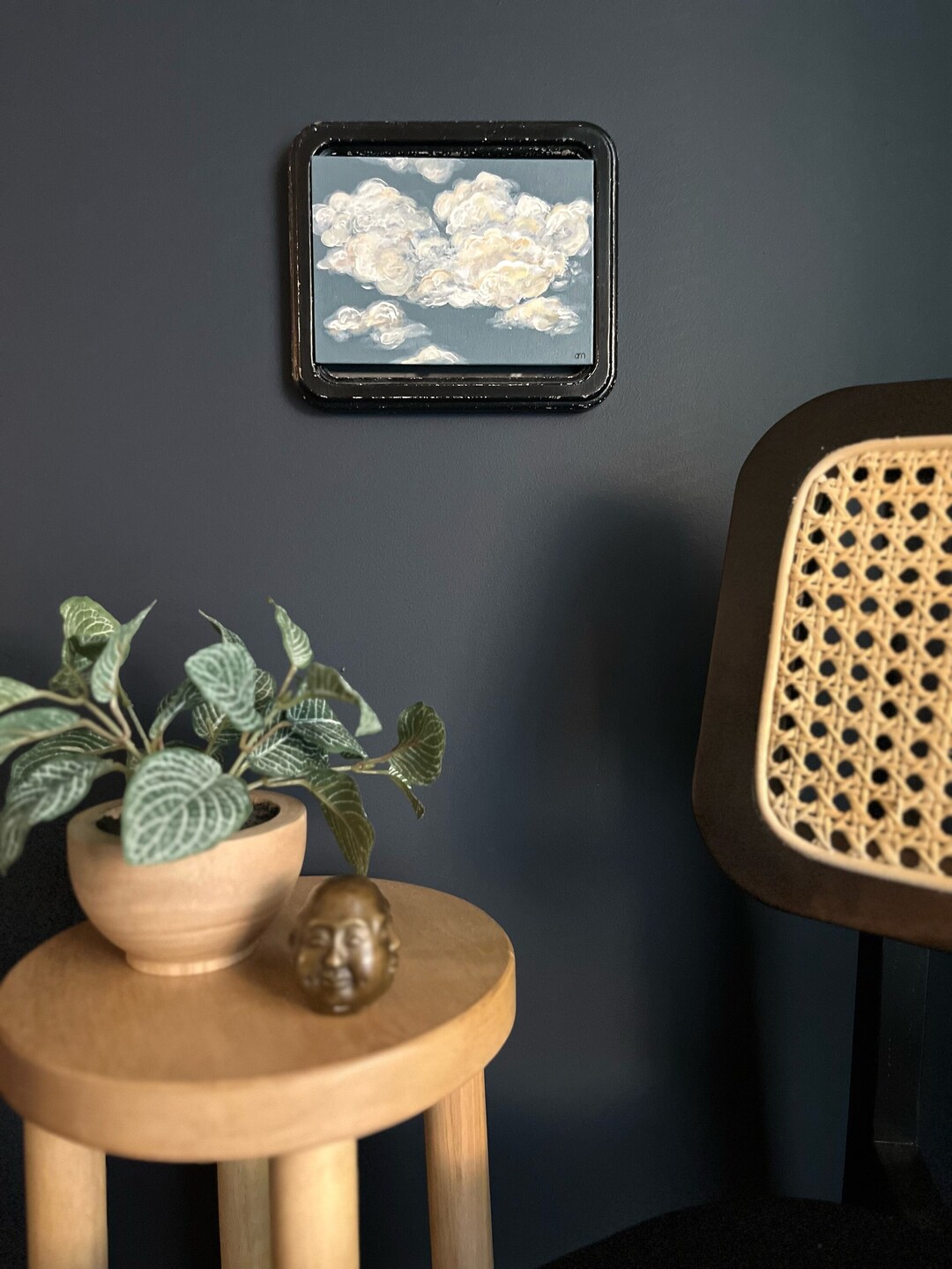 Original Cloudscape Acrylic Painting Landscape Art 5x7 Etsy