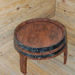 French Red Wine Barrel Table