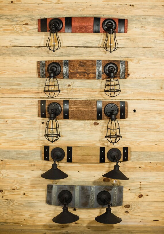 Wine Barrel Vanity Pendant Light Whiskey Barrel Ring Pendant Light