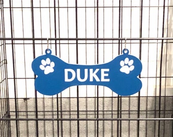 Crate Tag with Rings Taylor Matching Dog Crate Set Crate Tag Bowl Labels Crate Tag and Additional Matching Products Zipper Pull