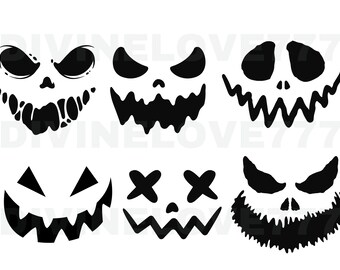 Ghost Face SVG Ghost Face Bundle SVG Ghost Face Silhouette - Etsy