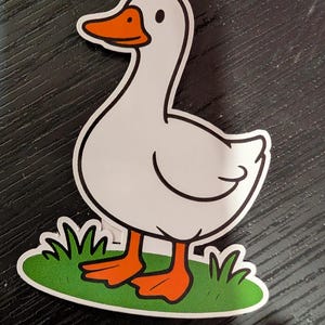 Porch goose sticker