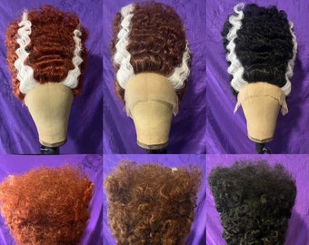 Bride of Frankenstein Wig (Multiple Colors Available)