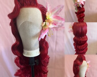 Ariel Pinup Wig (Various Colors Available)