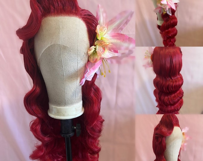 Ariel Pinup Wig (Various Colors Available)