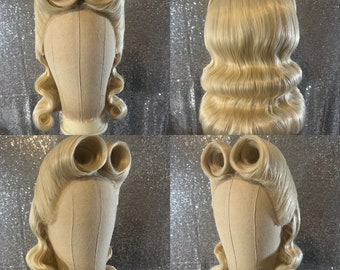 Victoria Pinup Wig (Various Colors Available)
