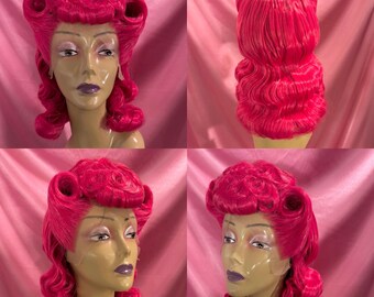 NOVEMBER PRESALE Clarabelle Pinup Wig (Various Colors Available)