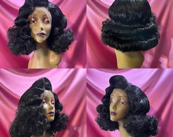 Lorraine Pinup Wig (Various Colors Available)