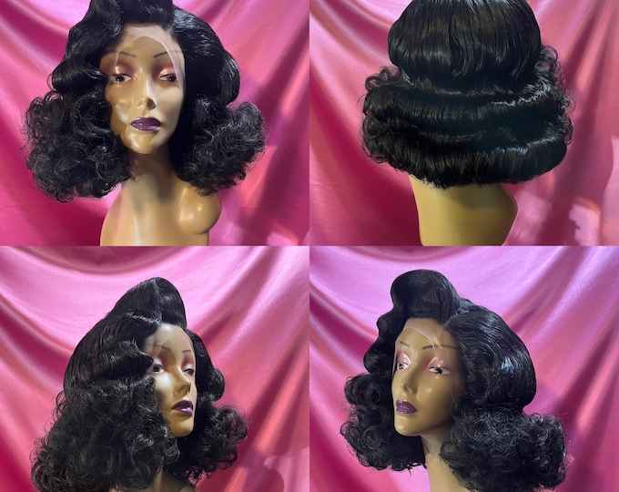 Lorraine Pinup Wig (Various Colors Available) November Presale