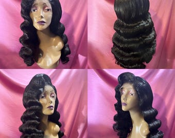 Veronica  XL (21”-23”) Pinup Wig (Various Colors Available )