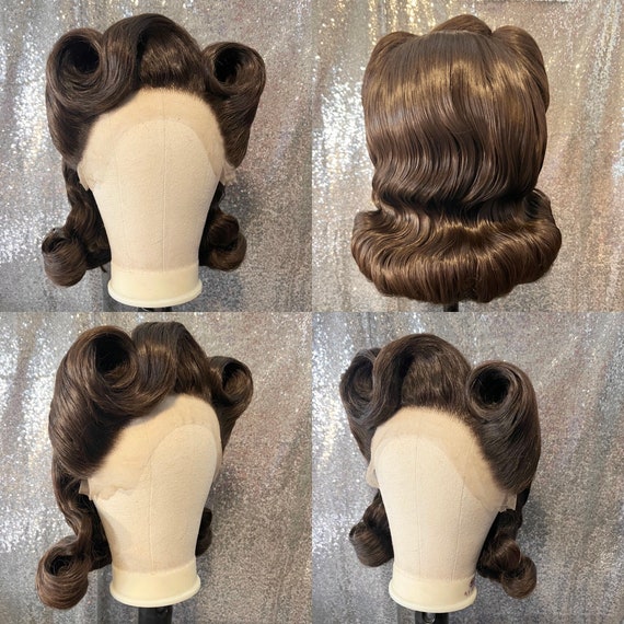 Peggy Pinup Wig (Various Colors Available)