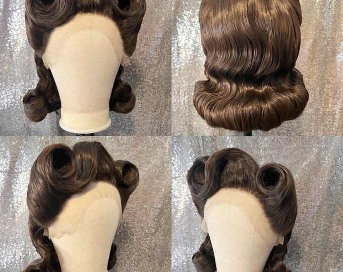 Peggy Pinup Wig (Various Colors Available)