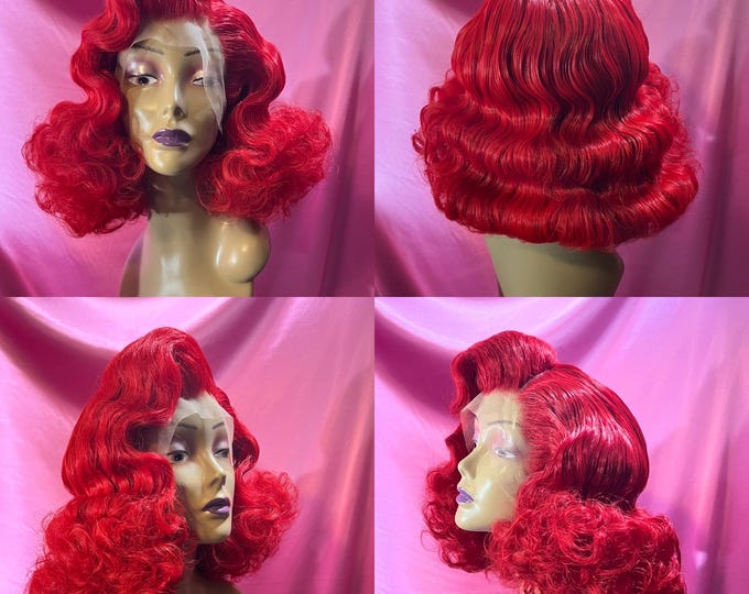 Lorraine Pinup Wig (Various Colors Available)