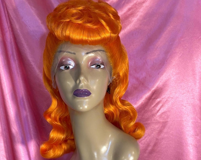Lila Pinup Wig (Various Colors Available)