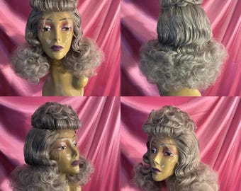 Georgette Pinup Wig (Various Colors Available)