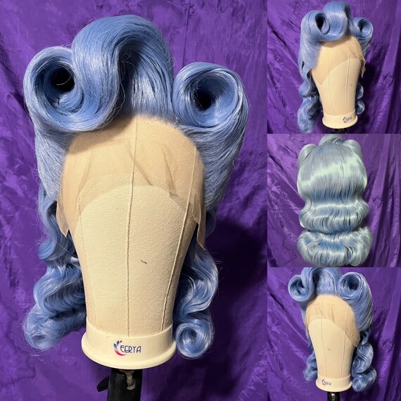 Light Blue Ivy Pinup Wig (Ready To Ship)