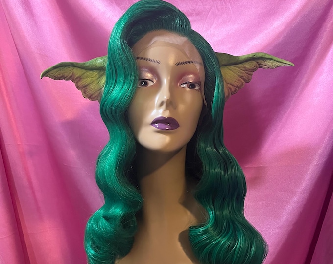 Greta Cosplay Wig + Ear Set (Various Colors Available)