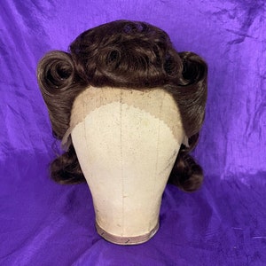 Mildred Pinup Wig Various Colors Available Brown