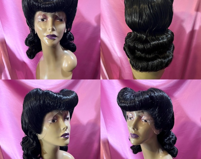 Carmella Pinup Wig (Various Colors Available)