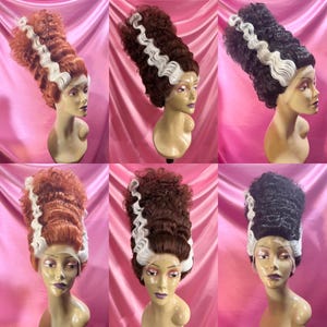Bride of Frankenstein Wig (Multiple Colors Available) PRESALE SHIPS 10/10