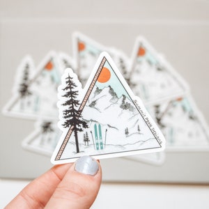 Ski Sticker | Backcountry Ski | Winter |
