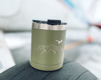 RTIC Travel Mug | Mountain Airplane Mug