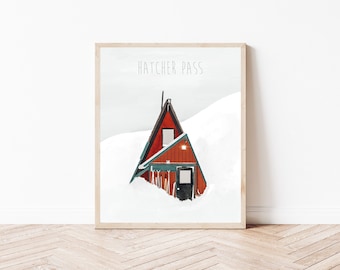 Hatcher Pass Alaska Art Print