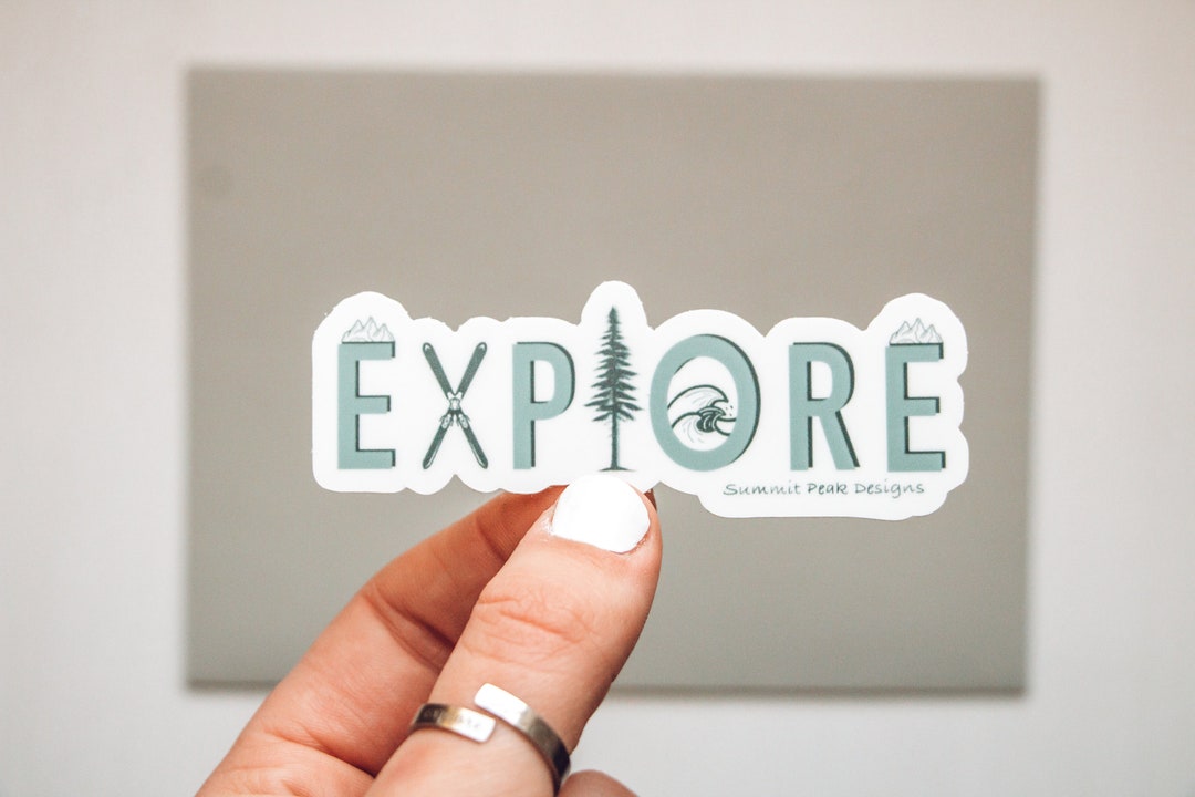 Explorative Sticker Explore Sticker - Etsy