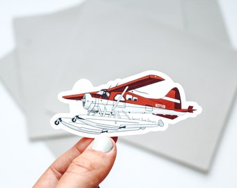 Beaver Floatplane Sticker