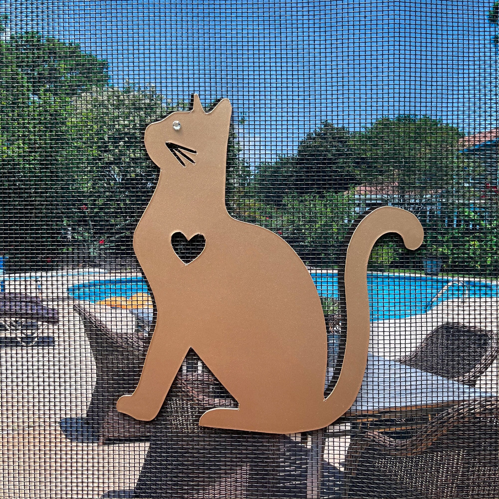 CAT Screen Door InsideOut Set Screen Etsy