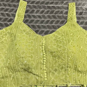 Chikankari Saree blouse sz 36-40