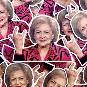 Adesivo Bad Bettys Only // Adesivo Betty White // Adesivo Golden Girls // Rock On Betty White