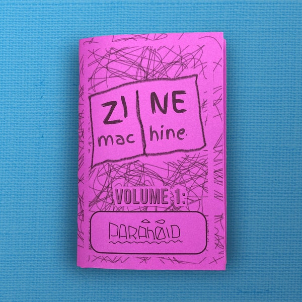 Zine Machine Vol. 1: PARANOID // Sketchbook Art Zine // Doodle Art Zine // DIY Zine Art
