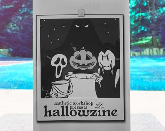 HALLOWZINE Vol. 1 - Digital Copy // Halloween Zine // Spooky Art Zine // Downloadable Zine