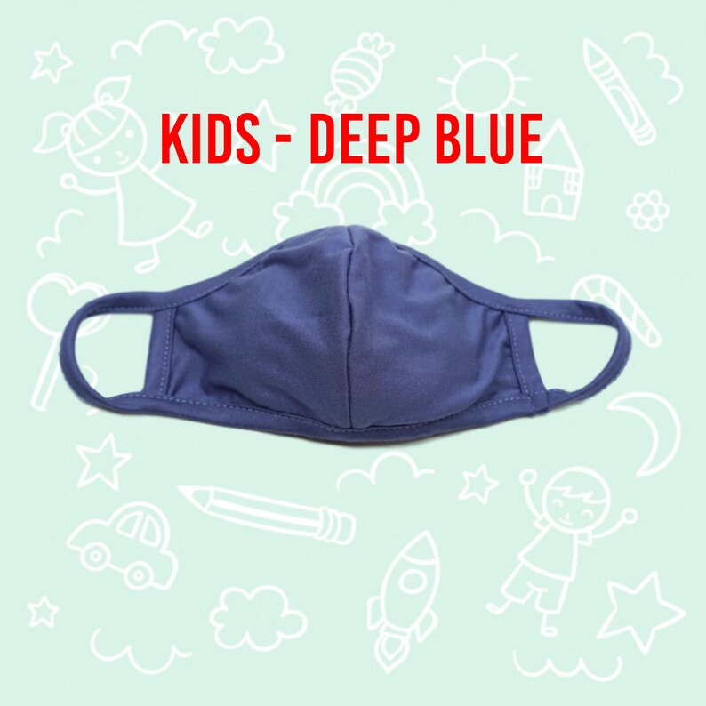 Kid's Face Masks Reusable Face Mask Made in USA 100 Etsy