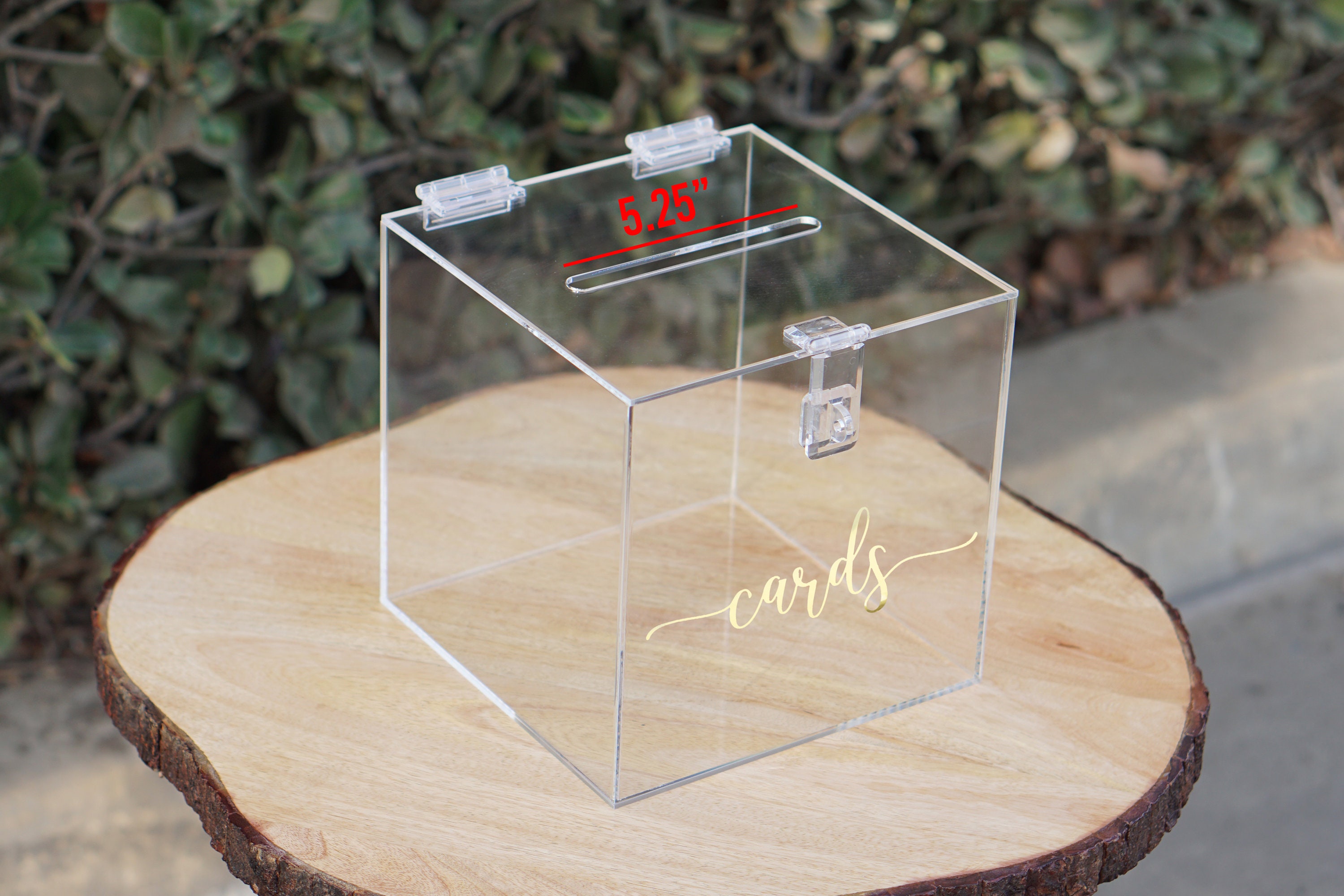 Wedding Cards Trading Card Storage Box Raffle Box Acrylic Clear Lock Box  Tip Jar For Money - AliExpress